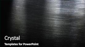  Presentation with brushed metal - Audience pleasing slide deck consisting of metal texture background macro photo backdrop and a  colored foreground