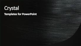  Presentation with brushed metal - Beautiful theme featuring metal texture background macro photo backdrop and a  colored foreground