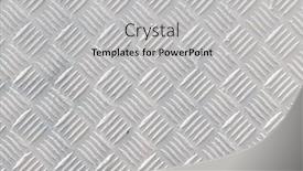  Presentation with texture - Theme consisting of metal-texture-grated-floor-top background and a light gray colored foreground