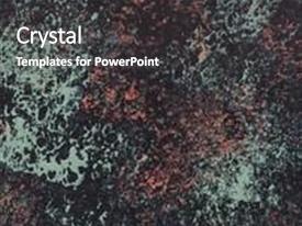 Metal Texture PPT template 48 | CrystalGraphics