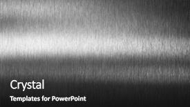  Presentation with brushed metal - Beautiful PPT theme featuring metal texture backdrop and a dark gray colored foreground