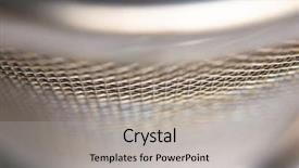  Presentation with black chrome metallic mesh metal - Amazing PPT layouts having metal wire round mesh background backdrop and a light gray colored foreground