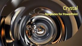  Presentation with abstract - PPT layouts having metalic mercury - abstract metall tube background and a  colored foreground