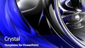  Presentation with black - Audience pleasing presentation theme consisting of metalic mercury - blue black metall 01 backdrop and a  colored foreground