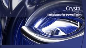  Presentation with foundry liquid metal from blast - Audience pleasing slide set consisting of metalic mercury - blue liquid metall 03 backdrop and a navy blue colored foreground