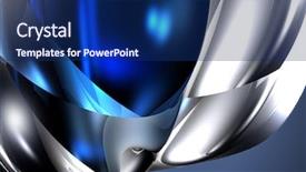  Presentation with silver - Presentation theme with metalic mercury - blue silver metall 01 background and a  colored foreground