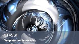  Presentation with silver - Slide set consisting of metalic mercury - blue silver metall 02 background and a  colored foreground