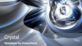  Presentation with stars blue silver - Presentation theme having metalic mercury - blue silver metall 03 background and a  colored foreground