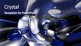  Presentation with banquet blue and silver - Audience pleasing presentation consisting of metalic mercury - blue silver metall 04 backdrop and a  colored foreground