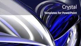  Presentation with silver abstract - Presentation theme consisting of metalic mercury - blue silver metall abstract background and a navy blue colored foreground