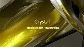  Presentation with liquid - Colorful slide deck enhanced with metalic mercury - liquid yellow metall 05 backdrop and a tawny brown colored foreground