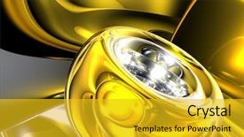  Presentation with gold silver - Colorful presentation enhanced with metalic mercury - silver gold metall 01 backdrop and a  colored foreground