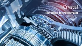  Presentation with automotive - Presentation enhanced with metallic-background-of-car-automotive background and a ocean colored foreground