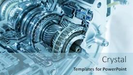  Presentation with automotive - Cool new presentation with metallic-background-of-car-automotive backdrop and a light blue colored foreground