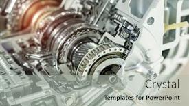  Presentation with automotive - Cool new slides with metallic-background-of-car-automotive backdrop and a light gray colored foreground