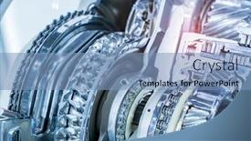  Presentation with automotive - Slides consisting of metallic-background-of-car-automotive background and a teal colored foreground