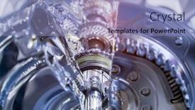  Presentation with automotive - Slides with metallic-background-of-car-automotive background and a light blue colored foreground