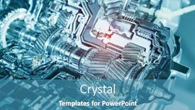  Presentation with automotive - Beautiful presentation theme featuring metallic-background-of-car-automotive backdrop and a teal colored foreground