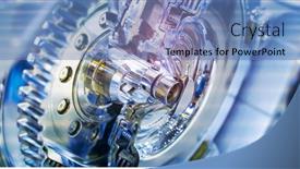  Presentation with automotive - Presentation design with metallic-background-of-car-automotive background and a teal colored foreground