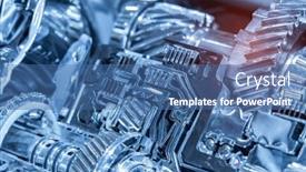  Presentation with automotive - Slide set enhanced with metallic-background-of-car-automotive background and a  colored foreground