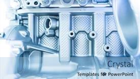  Presentation with suspension - PPT layouts with metallic-background-of-car-suspension background and a light blue colored foreground