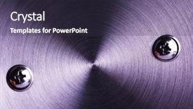  Presentation with metallic - PPT layouts featuring metallic background with bolts background and a tawny brown colored foreground