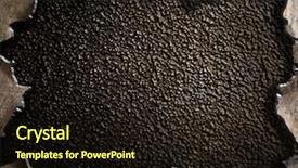  Presentation with crack - PPT layouts enhanced with metallic crack - metal background grunge rusty damaged background and a wine colored foreground