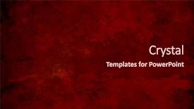  Presentation with crack - Audience pleasing theme consisting of metallic crack - red grunge wall surface background backdrop and a black colored foreground