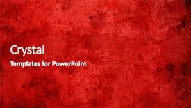  Presentation with crack - Beautiful presentation theme featuring metallic crack - red grunge wall surface background backdrop and a crimson colored foreground