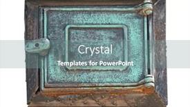  Presentation with steampunk - Slide deck with metallic-frame-with-vintage-details background and a gray colored foreground