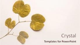  Presentation with dussehra - PPT theme with metallic-golden-color-sona-patta and a sky blue colored foreground