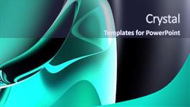  Presentation with metallic - Slides with metallic green background abstract 03 background and a tawny brown colored foreground