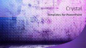  Presentation with neon - Presentation design consisting of metallic interior background with neon lights background and a pink colored foreground