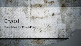  Presentation with metallic - Audience pleasing slides consisting of metallic template abstract background backdrop and a light gray colored foreground