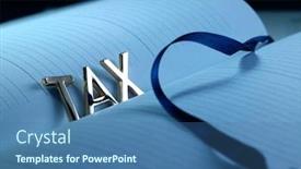  Presentation with dairy - PPT theme consisting of metallic-word-tax background and a ocean colored foreground