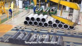  Presentation with dirty sheets - Theme having metallurgical - huge sleeve for winding sheets background and a gray colored foreground