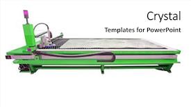  Presentation with plasma - PPT layouts featuring metalurgy - image of a plasma cutting background and a white colored foreground
