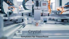  Presentation with lathe - Beautiful theme featuring metalworking-cnc-lathe-milling-machine backdrop and a light blue colored foreground