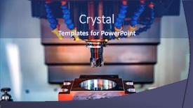  Presentation with cnc milling machine - Amazing PPT layouts having metalworking-cnc-milling-machine-cutting backdrop and a ocean colored foreground