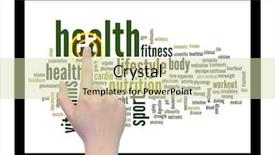  Presentation with abstract health - Colorful PPT layouts enhanced with metaphor for health nutrition diet backdrop and a soft green colored foreground