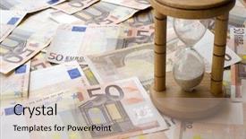  Presentation with profit loss - Slide deck featuring metaphor to business finance loan background and a mint green colored foreground