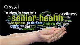  Presentation with mental health abstract - Audience pleasing presentation design consisting of metaphor to optimism psychology mind backdrop and a black colored foreground