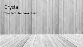  Presentation with aged wood - Slides having metaphor wall banner for time background and a light gray colored foreground