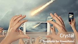  Presentation with black babies hands and feet in black human hands - Amazing presentation having meteor - close up of human hands backdrop and a coral colored foreground