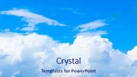  Presentation with sunshine - Colorful PPT theme enhanced with meteorology aviation - sunshine clouds blue backdrop and a light blue colored foreground