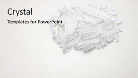  Presentation with crystal meth - PPT theme consisting of methamphetamine also known as crystal background and a sky blue colored foreground