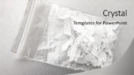 Presentation with crystal meth - Colorful PPT theme enhanced with methamphetamine also known as crystal backdrop and a light gray colored foreground