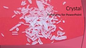  Presentation with crystal meth - Audience pleasing PPT theme consisting of methamphetamine also known as crystal backdrop and a coral colored foreground