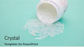  Presentation with crystal meth - PPT layouts enhanced with methamphetamine also known as crystal background and a  colored foreground