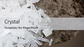  Presentation with crystal meth - PPT layouts featuring methamphetamine also known as crystal background and a light gray colored foreground